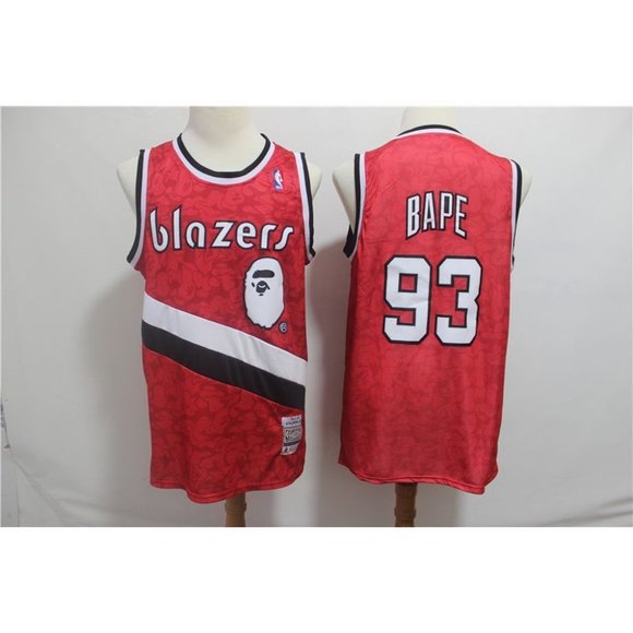 bape blazers jersey